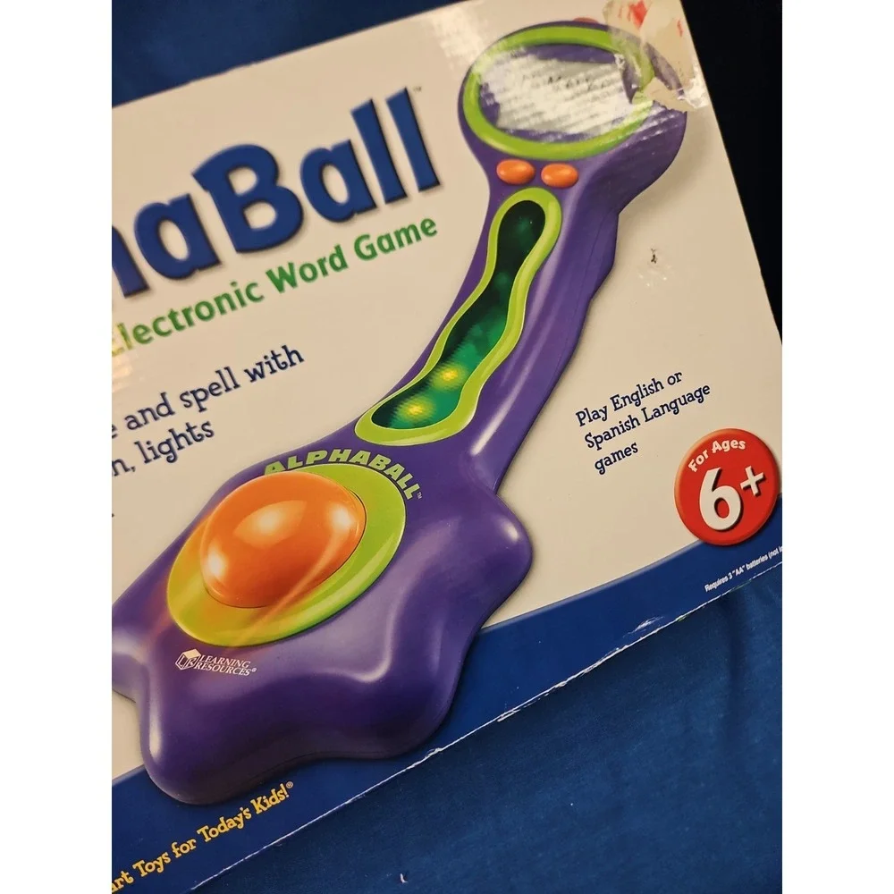 Educational‎ Electronic Word Arcade Learning Game Alphaball Spanish English 6+